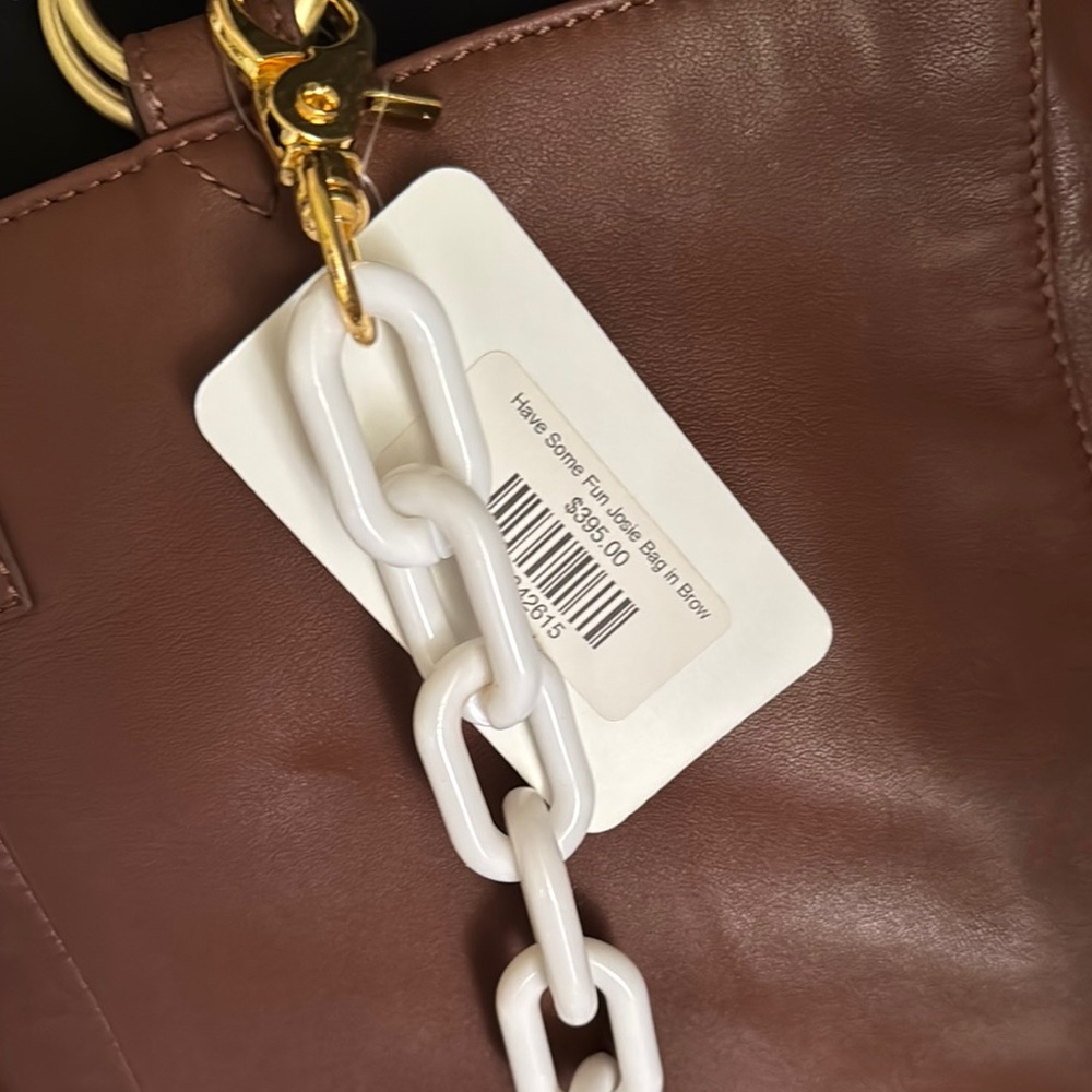 Have Some Fun Today Brown Josie Tote Bag - Picture 5 of 12